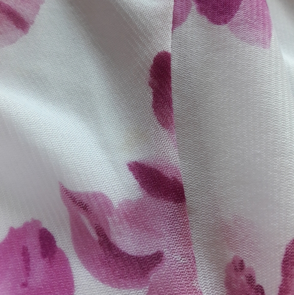 White & Pink Halter Top Dress - Picture 7 of 9